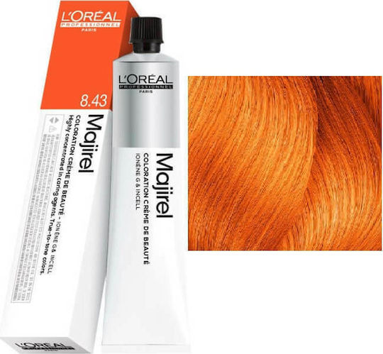 L'Oréal Professionnel Majirouge Haarfärbemittel 8.43 Hellblond Kupfer Gold 50ml