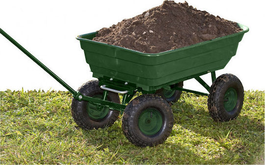 Kippwagen & Anhänger Gartenkarre Kunststoff Vierrädrig 52Es 100x47x45cm.