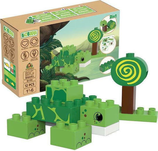 Biobuddi Blocks Build The Little Turtle for 1-6 years Years 12pcs
