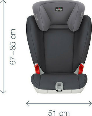 Britax Romer Καθισματάκι Αυτοκινήτου Kidfix SL 15-36 kg με Isofix Cosmos Black