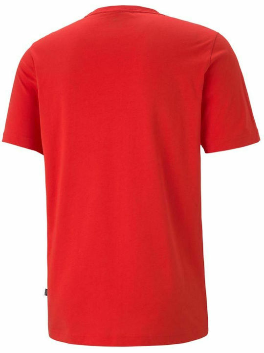 Puma Men's Short Sleeve T-shirt Red