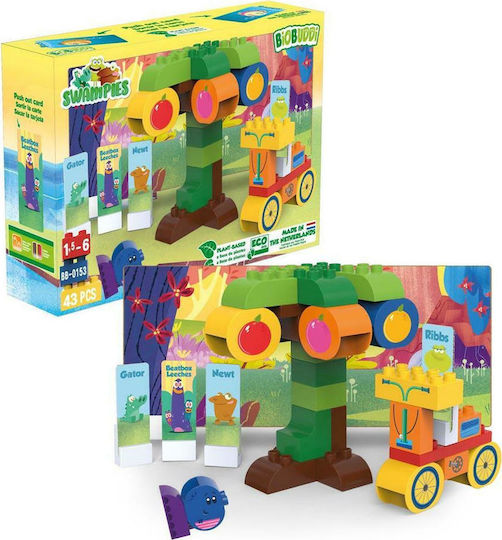 Biobuddi Blocks Swampies - Belly Monsters for 1.5-6 years Years 43pcs