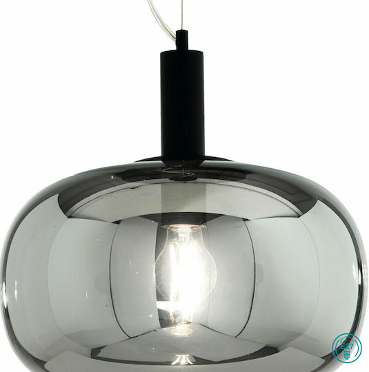 Ondaluce Hängelampe Schwarz mit Fassung E27 20cm.