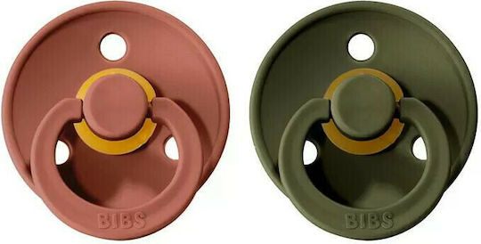 Bibs Colour Schnuller Gummi Woodchuck / Jägergrün für 6-18 Monate 2Stück