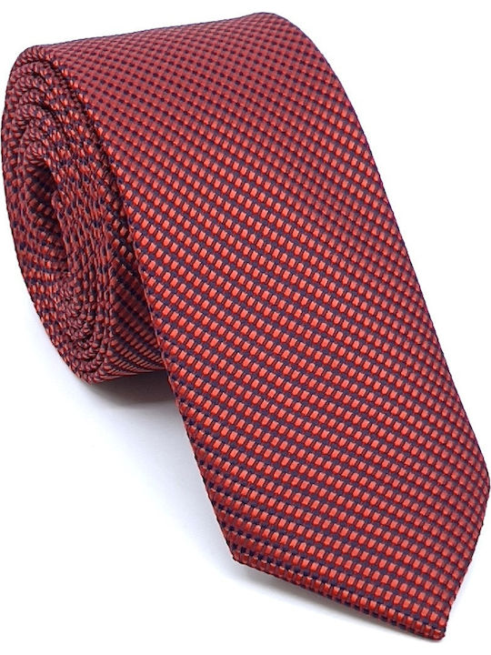 Legend Accessories Men's Tie Set Synthetic Printed In Red Colour