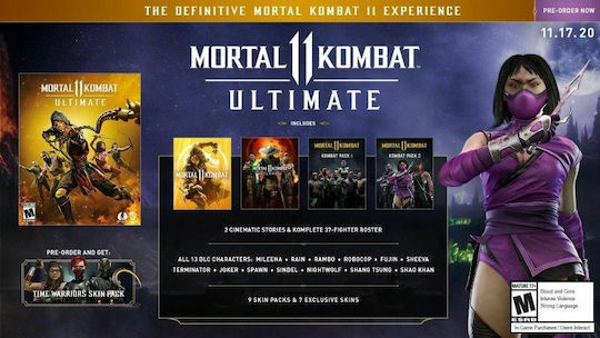 Mortal Kombat 11 Ultimate (Includes Kombat Pack 1 & 2 + Aftermath Expansion) PS4 Game