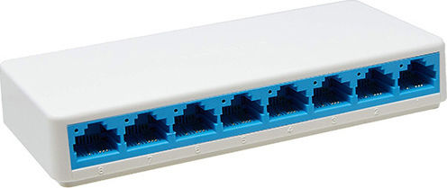 Mercusys Ms108 V2 Comutator Negestionat Strat 2 Cu 8 Porturi Ethernet