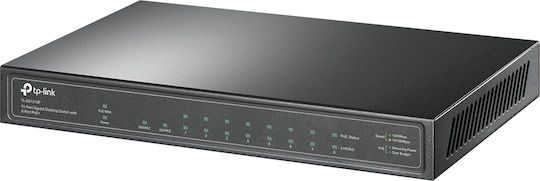 TP-LINK TL-SG1210P Unmanaged L2 PoE+ Switch with 9 Gigabit (1Gbps) Ethernet Ports and 1 SFP Port