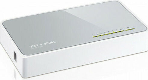 TP-LINK TL-SF1008D v12 Unmanaged L2 Switch με 8 Θύρες Ethernet