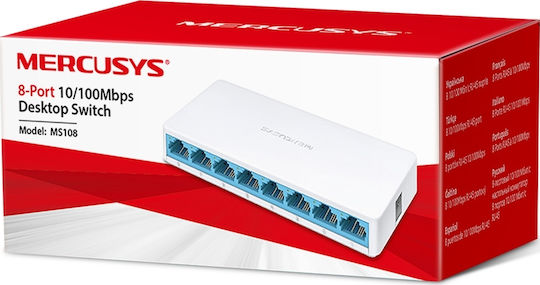 Mercusys Unmanaged L2 Switch with 8 Ethernet Ports