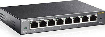 TP-LINK TL-SG108E Unmanaged L2 Switch with 8 Gigabit (1Gbps) Ethernet Ports