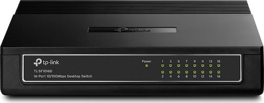 TP-LINK TL-SF1016D v7 Unmanaged L2 Switch με 16 Θύρες Ethernet