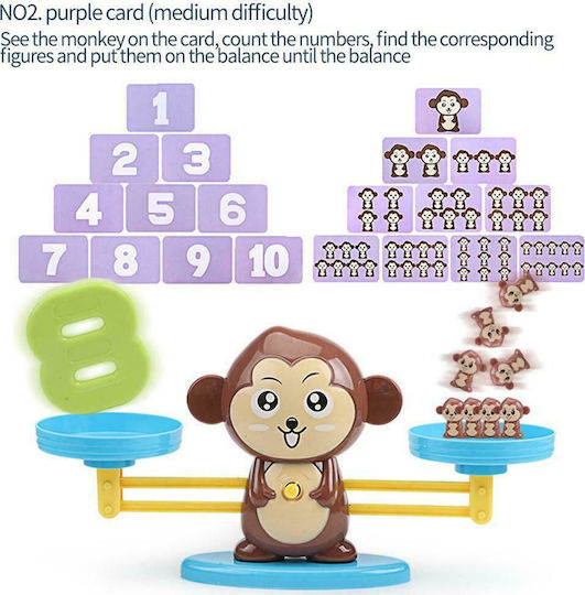 Monkey Balance Game Scale Ζυγαριά για 3+ Ετών