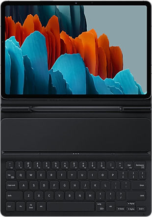 Samsung Flip Cover με Πληκτρολόγιο στα Ελληνικά Μαύρη (Galaxy Tab S7)