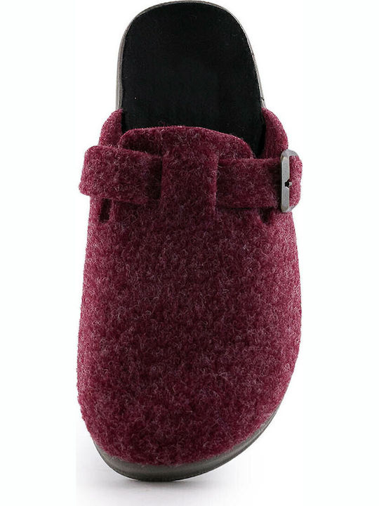 200-0101 Winter Women's Slippers Burgundy