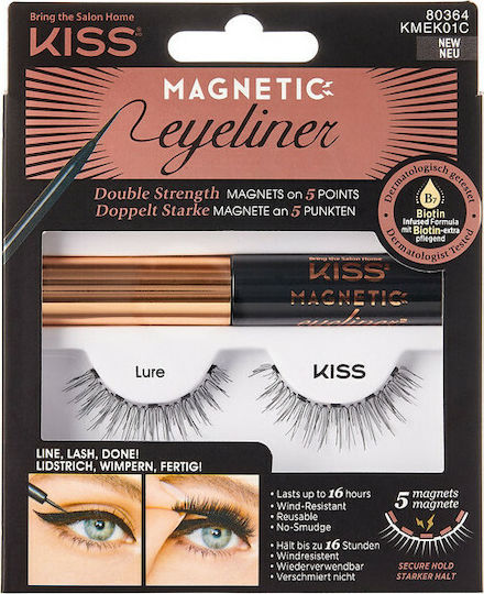 Kiss False Lashes Lure 01 3pcs