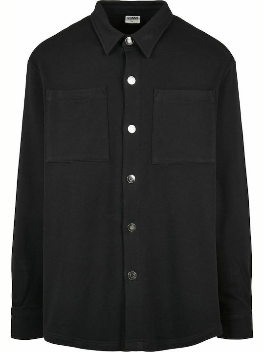 TB4420 Langärmeliges Baumwollhemd Schwarz
