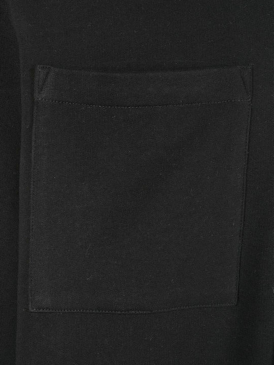 TB4420 Langärmeliges Baumwollhemd Schwarz