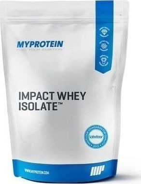 Myprotein Impact Whey Isolate Molkenprotein Glutenfrei mit Geschmack Vanille 2.5kg