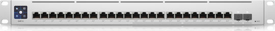 Ubiquiti UniFi Switch Enterprise Managed L3 PoE+ Switch with 24 Ethernet Ports and 2 SFP Ports