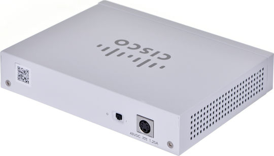 Cisco CBS110-8PP-D Неуправляем Превключвател L2 PoE с 8 Порта Gigabit (1Gbps) Ethernet