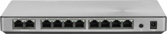 Asus XG-U2008 Unmanaged L2 Switch με 8 Θύρες Gigabit (1Gbps) Ethernet