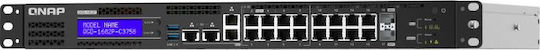 QNap QGD-1602P-C3558-8G Managed L2 PoE+ Switch with 16 Gigabit (1Gbps) Ethernet Ports and 2 SFP Ports
