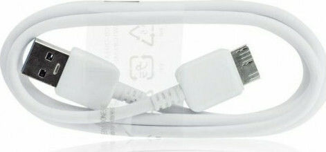 Samsung 1.5m Regular USB 3.0 to micro USB Cable White (ET-DQ11Y1WE)