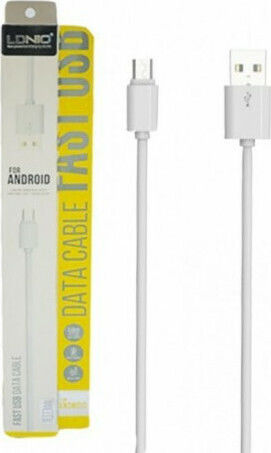 Ldnio Regulär USB 2.0 auf Micro-USB-Kabel Weiß 1m (SY03) 1Stück