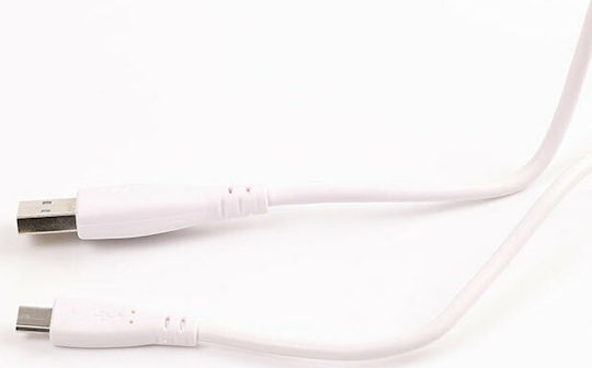 BlackView Regular USB 2.0 spre micro USB Cablu Alb 1.2m 1buc