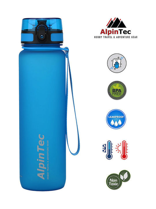 AlpinPro Παγούρι Πλαστικό 1000ml Μπλε AlpinPro Παγούρι Πλαστικό 1000ml Μπλε