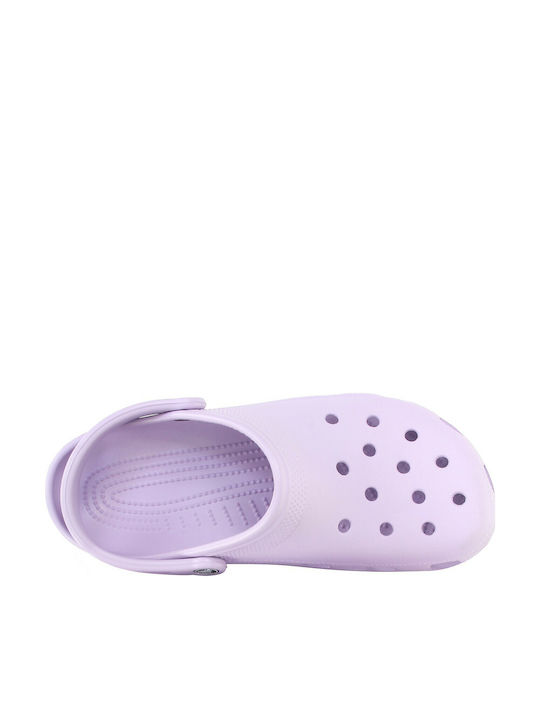 Crocs Classic Ανατομικά Σαμπό Μωβ