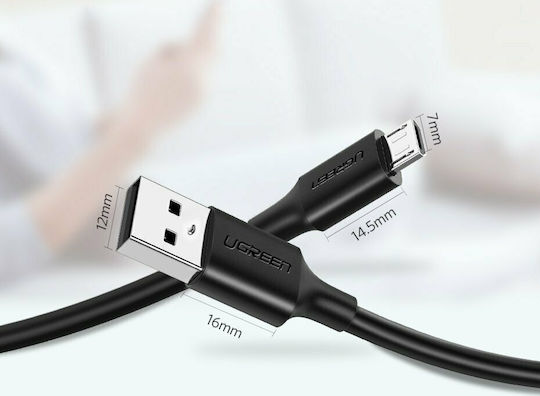 Ugreen US289 1.5m Regular USB 2.0 to micro USB Cable (60137)