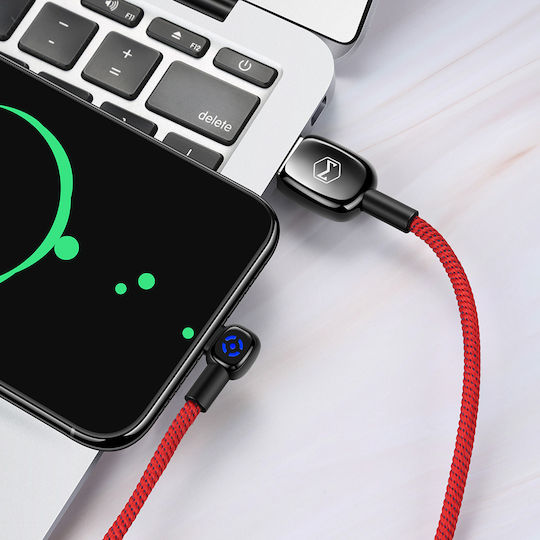 Mcdodo Woodpecker CA-5931 1m Angle (90°) / Braided USB 2.0 to micro USB Cable Red (CA-5931)