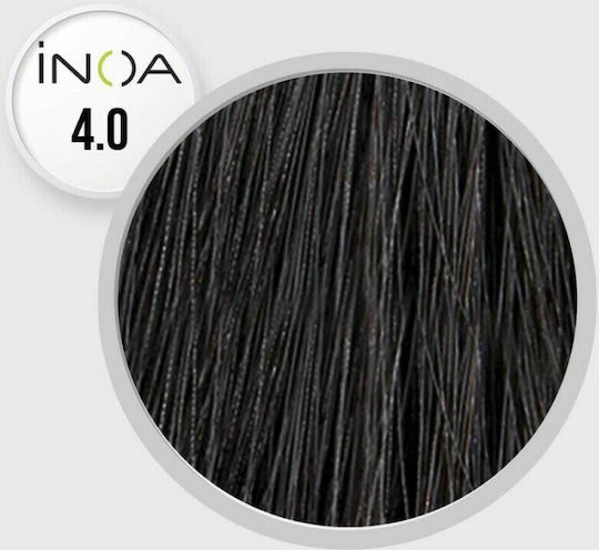 L'Oréal Professionnel Inoa Βαφή Μαλλιών Χωρίς Αμμωνία 4.0 Καστανό Βαθύ 60ml