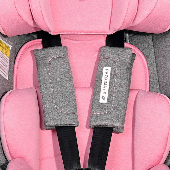 Lorelli Proxima Baby Car Seat i-Size with Isofix Pink & Grey 0-25 kg
