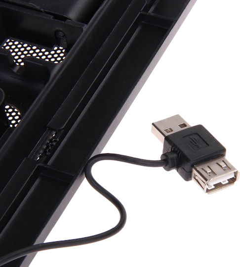 N191 Cooling Pad για Laptop έως 17" με 1 Ανεμιστήρα και Φωτισμό
