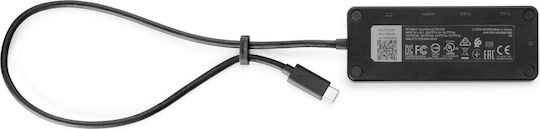 HP G2 USB-C Stație de andocare cu HDMI 4K PD Negru