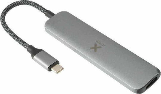 Xtorm MOB XWH03 USB-C Docking Station mit HDMI 4K PD Silber