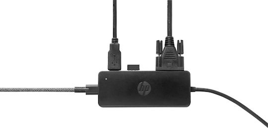 HP G2 USB-C Stație de andocare cu HDMI 4K PD Negru