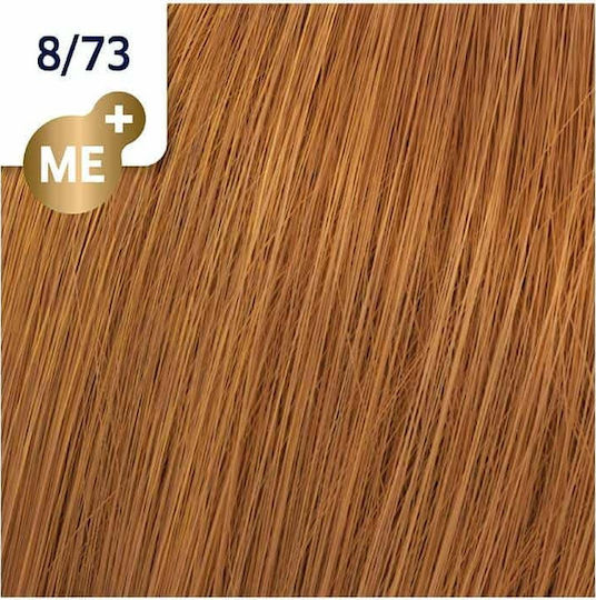 Wella Koleston Perfect Me+ Vopsea De Păr Castanii Profunzi 8/73 Blond Deschis Cafeniu Auriu 60ml