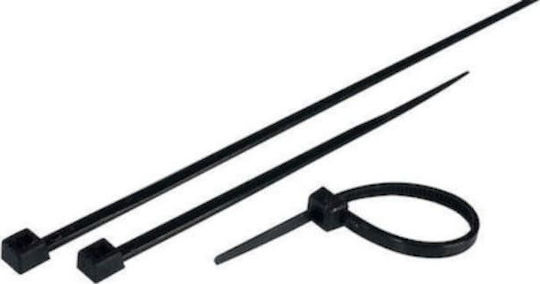 Benman Δεματικά Καλωδίων Πλαστικά 300mmx3.6mm σε Μαύρο χρώμα (100τμχ) (70786)