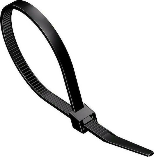 Benman Δεματικά Καλωδίων Πλαστικά 300mmx3.6mm σε Μαύρο χρώμα (100τμχ) (70786)