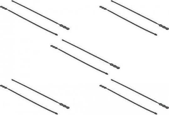 DeLock Πλαστικά Δεματικά Καλωδίων 310mmx4.5mm σε Μαύρο χρώμα (10τμχ) 18967