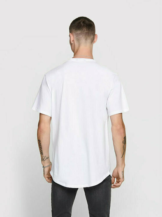 Only & Sons Men's Short Sleeve T-shirt White