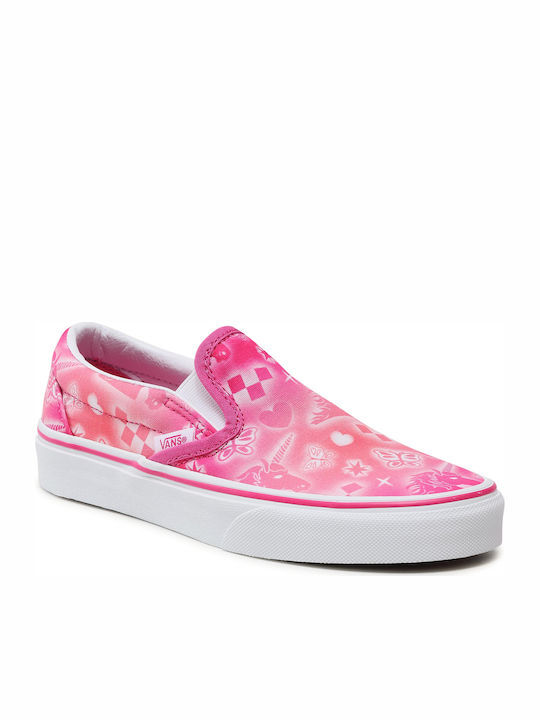 Better Together Classic Women's Canvas Slip-Ons Fuchsia Purple/True White