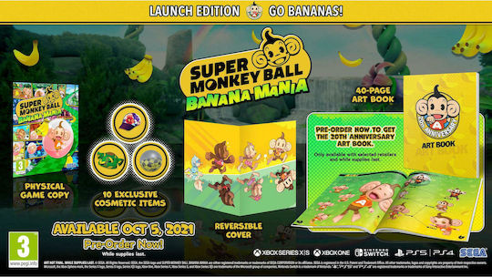 Super Monkey Ball: Banana Mania Anniversary Edition PS5 Game
