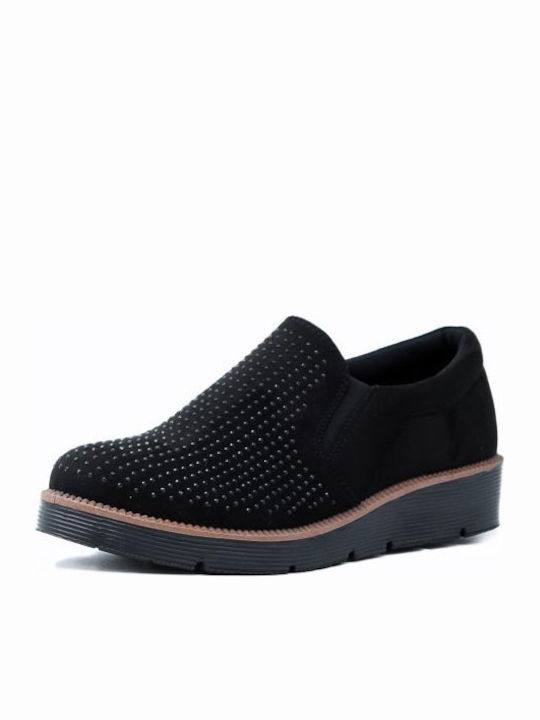 07/142 Slip-On-uri Anatomici Pentru Femei Negre