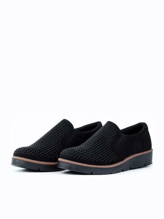 07/142 Slip-On-uri Anatomici Pentru Femei Negre
