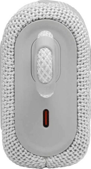 JBL Go 3 Waterproof Bluetooth Speaker 4.2W with Battery Life up to 5 hours White